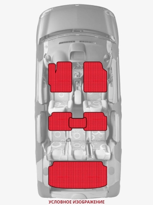 ЭВА коврики «Queen Lux» комплект для Honda City (2G)