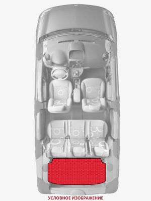 ЭВА коврики «Queen Lux» багажник для Mercedes SEC-class